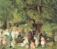 William James Glackens - May Day in Central Park